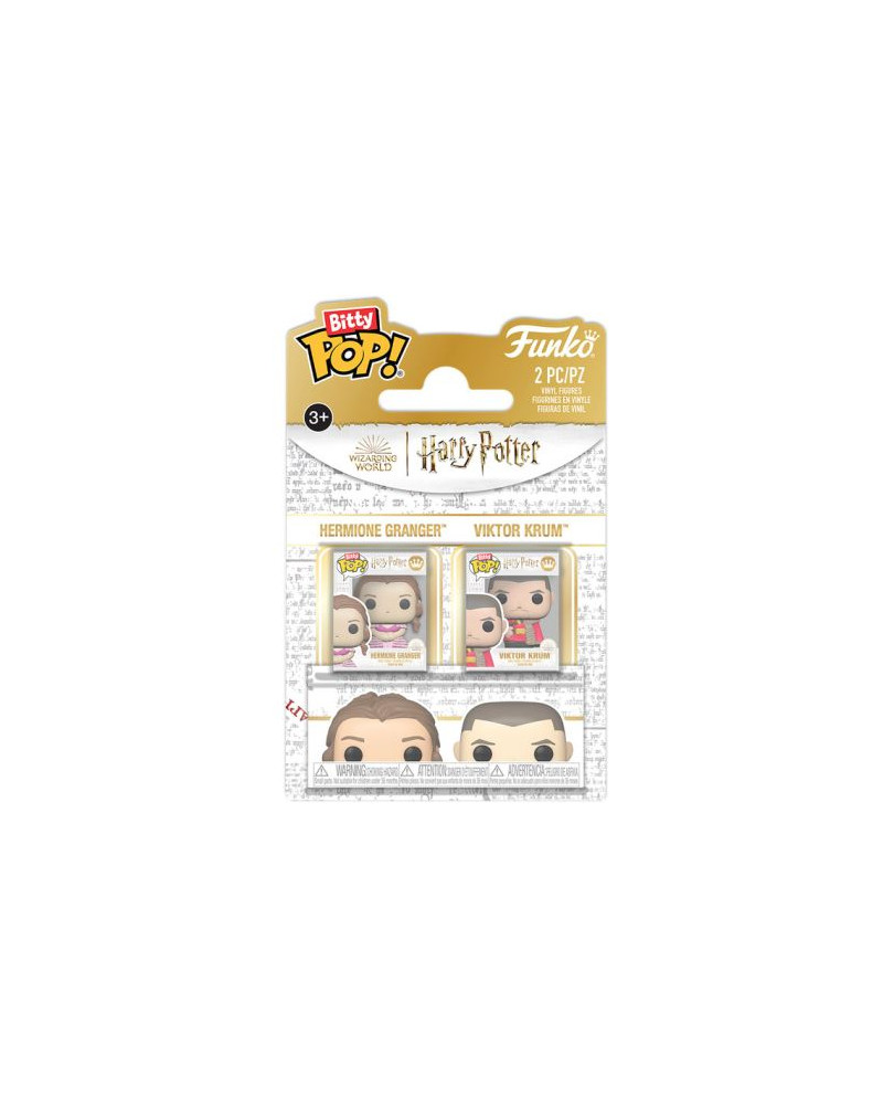 HARRY POTTER 4 - Bitty Pop 2 Pack 2.5cm - Hermione & Krum
