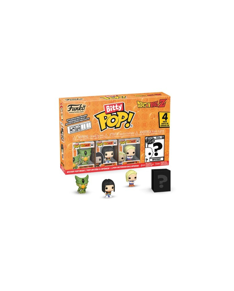 Dragon Ball Z – Bitty Pop 4 Pack 2.5cm | Figurine Cell Funko Pop Miniature