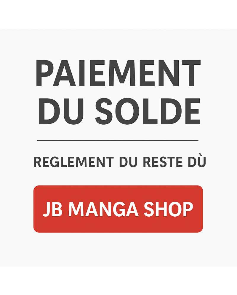 Règlement de solde de précommande