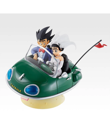 Figurine Son Goku & Chichi Snap Collection 2 Ichiban Kuji/sho 14 cm – vue de trois quarts