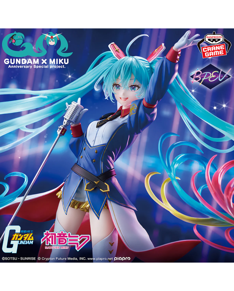 Figurine Hatsune Miku x Gundam - Édition Anniversaire