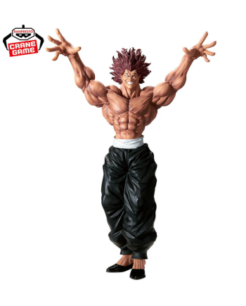 Figurine de collection Yujiro Hanma Baki avec posture imposante