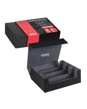 EVORETRO – Boîte de rangement magnétique pour cartes – 1800 cartes