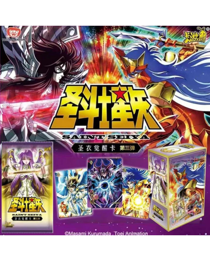 Kayou 110 – Boîte de 18 Boosters Saint Seiya Wave 3