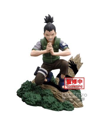 Image représentant la figurine de Shikamaru dans Naruto de la gamme memorable saga de chez BANPRESTO