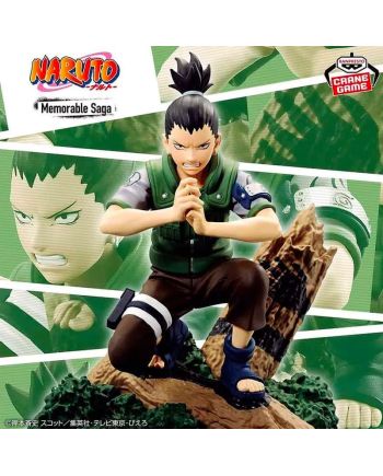 Image représentant la figurine de Shikamaru dans Naruto de la gamme memorable saga de chez BANPRESTO