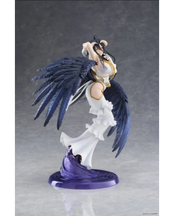 Figurine Overlord Albedo Pure White Devil Ver T-most Taito 29 cm vue complète