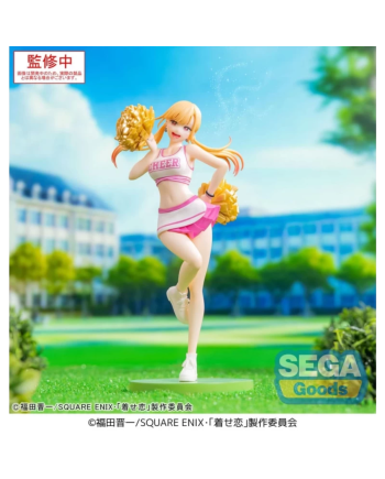 Figurine Marin Kitagawa Cheering Luminasta Sega 18 cm sur fond campus
