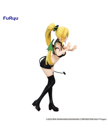 Figurine Leafa Dark BiCute Furyu 23 cm vue de profil