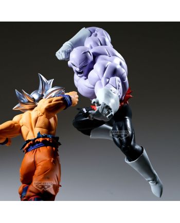 Figurines Match Makers Jiren et Son Goku Ultra Instinct face à face en duel