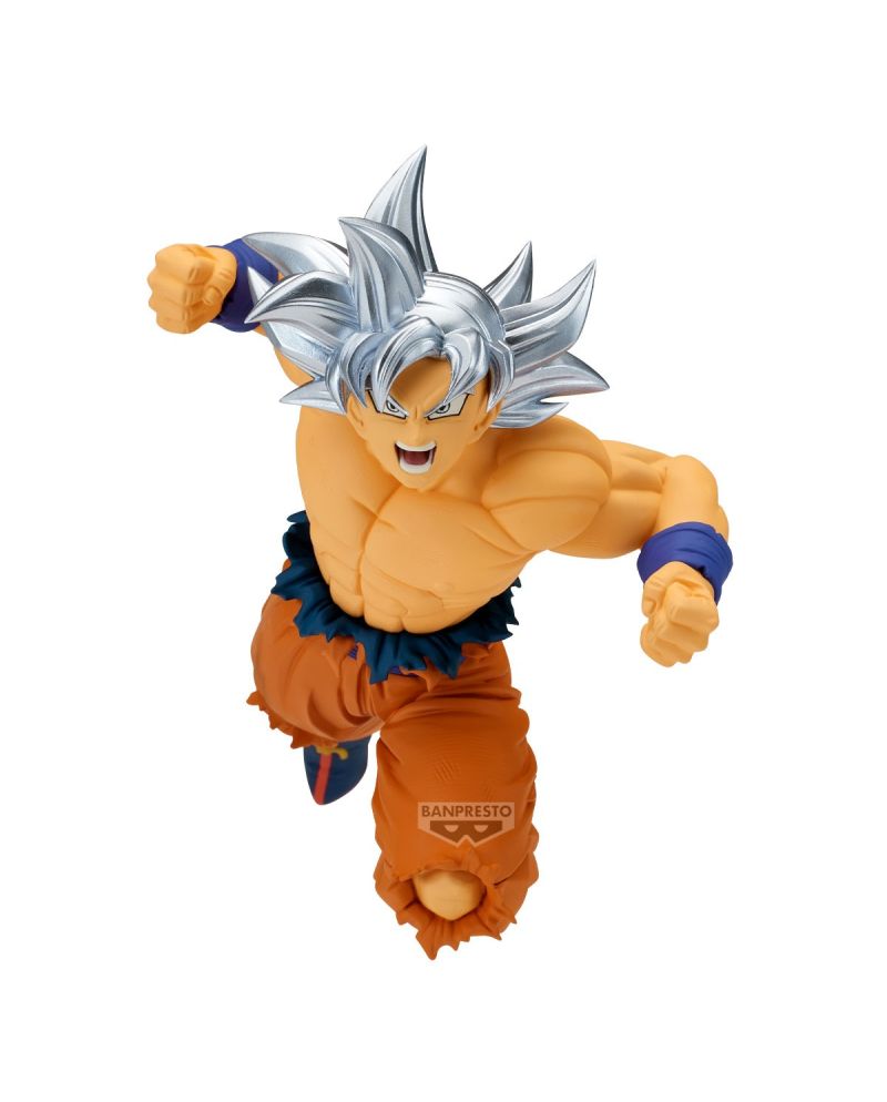 Goku Ultra Instinct Banpresto Match Makers face, poing levé en pleine course