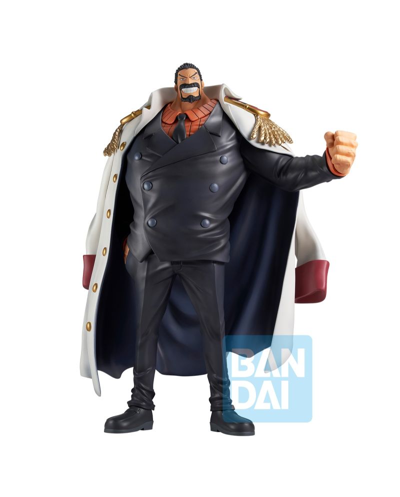 Figurine Young Monkey D. Garp Ichibansho Legendary Hero One Piece vue de face