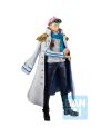 Figurine Koby One Piece Ichibansho Bandai avec manteau de la Marine