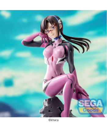 Figurine Mari Makinami Evangelion SEGA avec plugsuit rose