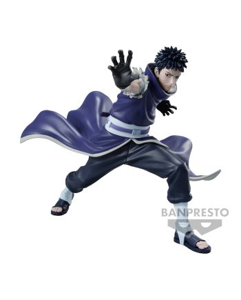 Figurine de collection Obito Uchiha Vibration Stars en pose dynamique
