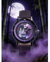 Montre Sasuke Uchiha Naruto Shippuden bracelet noir cadran violet