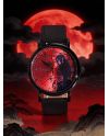 Montre Itachi Uchiha Naruto Shippuden cadran rouge et noir