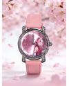 Montre Sakura Haruno Naruto Shippuden bracelet rose avec fleurs de cerisier