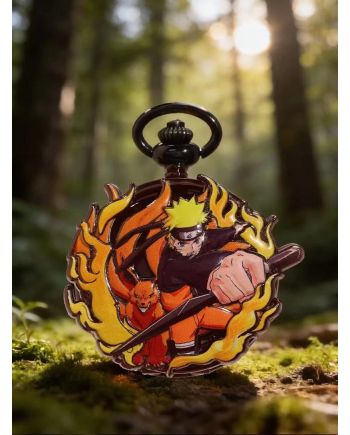 Montre gousset Naruto Uzumaki Naruto Shippuden avec Kurama