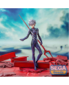 Figurine Kaworu Nagisa Luminasta Evangelion 3.0+1.0 SEGA Goods avec Lance de Longinus vue de face