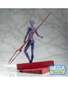 Figurine Nagisa Kaworu Evangelion SEGA Goods Luminasta vue arrière avec Spear of Longinus