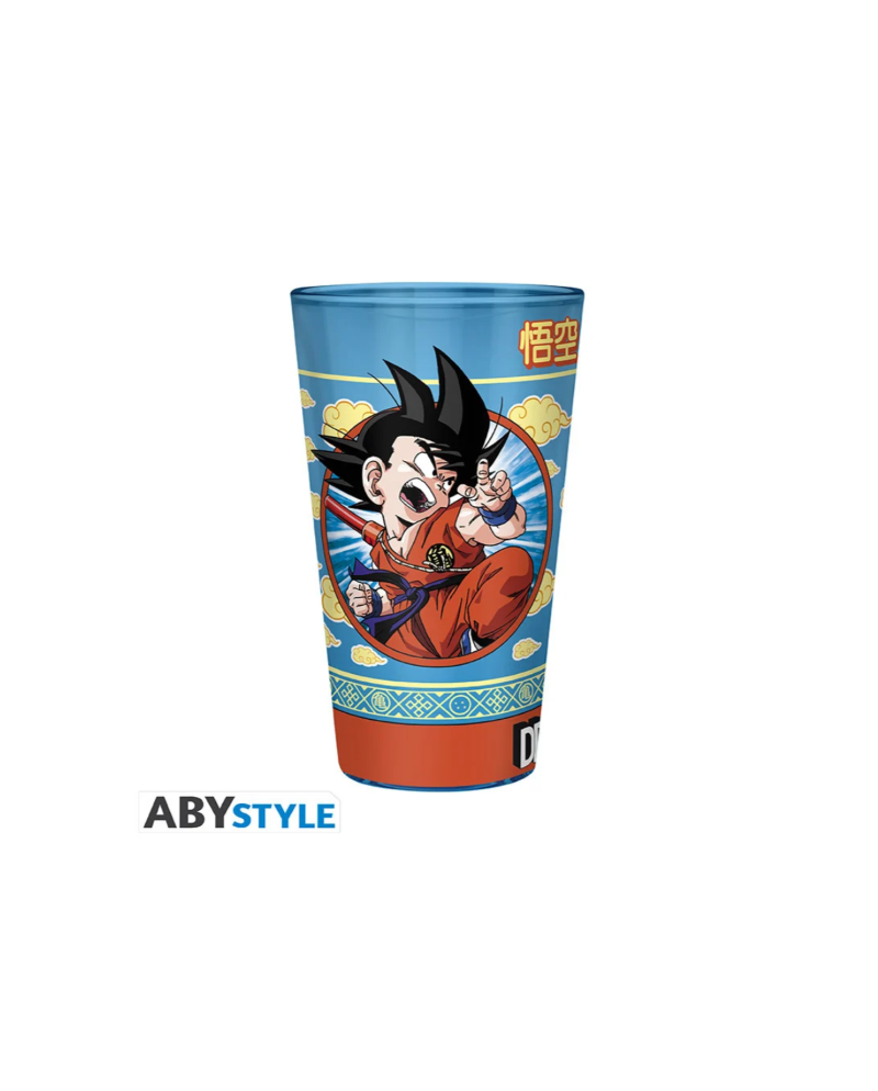 Verre XXL Dragon Ball Goku enfant et Nuage Magique 400 ml par ABYstyle