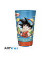 Verre Dragon Ball 400 ml avec Son Goku enfant sur fond bleu