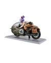 Statuette Bulma Desktop Real McCoy Dragon Ball Z vue arrière avec détails de la moto
