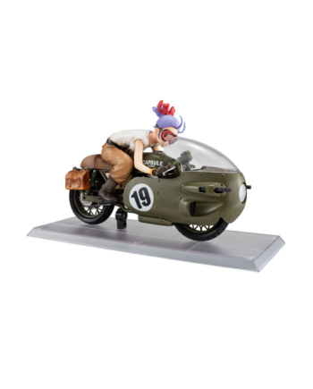 Bulma sur moto Capsule Corp Dragon Ball Z statuette de collection 17 cm