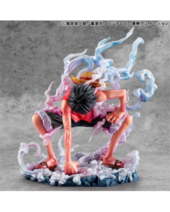 Statuette Monkey D Luffy Gear 2 One Piece P.O.P Limited Edition Megahouse vue de face
