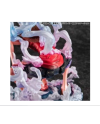 Détail arrière statuette Luffy Gear 2 One Piece Megahouse avec vapeur