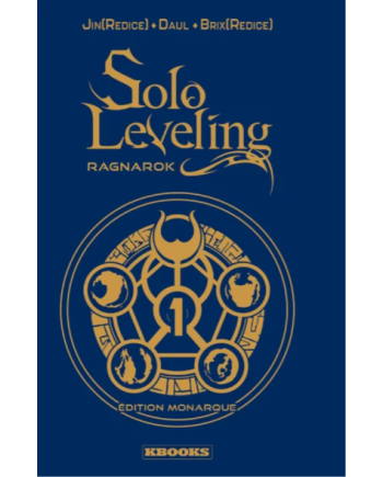 Couverture Solo Leveling Ragnarok Tome 20 Édition Monarque bleu et or édition Kbooks