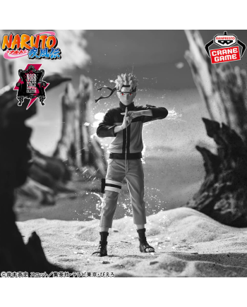 Figurine Naruto Uzumaki Noir Edge Collection Banpresto 23 cm Naruto Shippuden vue ambiance sombre