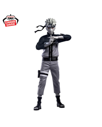 Figurine Naruto Uzumaki Noir Edge Collection Banpresto vue complète de face