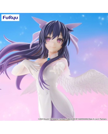 Portrait de la figurine Tohka Yatogami BiCute Pure avec ailes blanches