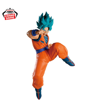 Figurine Son Goku Super Saiyan Blue Match Makers en pose de combat
