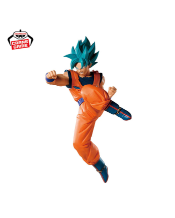 Figurine Dragon Ball Super Goku Blue Banpresto avec coup aérien dynamique