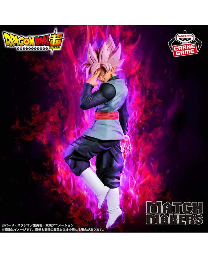 Figurine Black Goku SSJ Rosé Match Makers Banpresto 23 cm Dragon Ball Super visuel officiel
