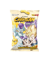 Chips CHIPSAN Dragon Ball Z aux oignons caramélisés, sachet collector avec Goku et Freezer.