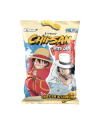 Chips CHIPSAN One Piece saveur poulet citron, sachet collector avec Luffy et Rob Lucci.
