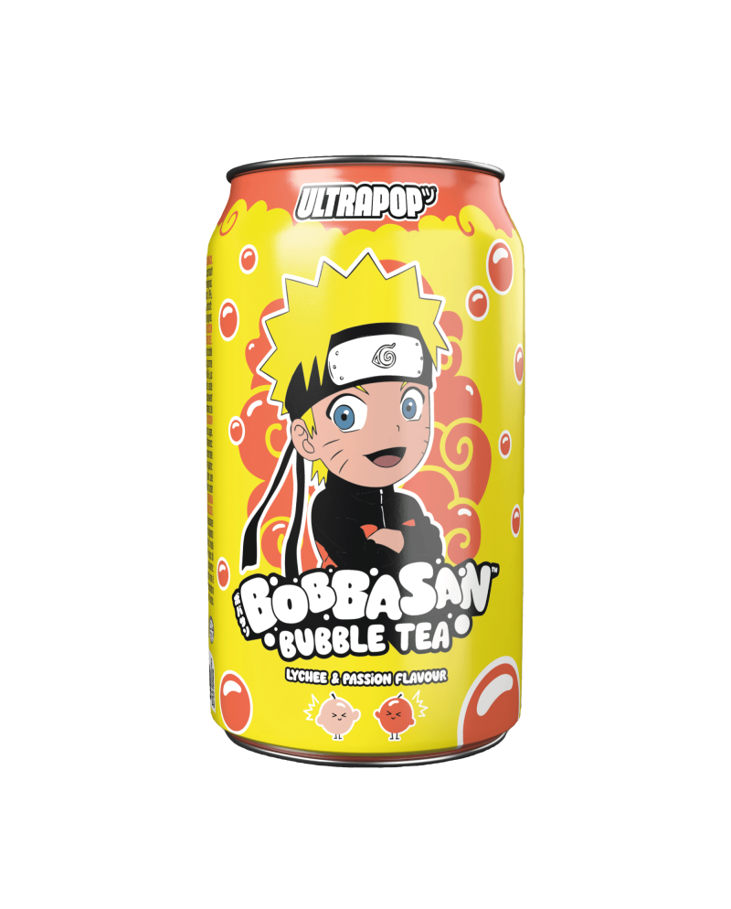 NARUTO – Bubble Tea BOBBASAN Fruit de la Passion & Litchi 32 cL Naruto
