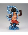 Vue trois quarts de la figurine Monkey D. Luffy Snakeman Banpresto