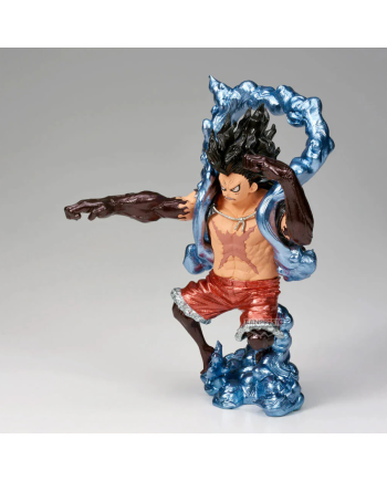 Profil de la figurine Luffy Snakeman Special Ver II avec bras recouverts de Haki
