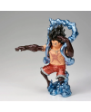 Profil de la figurine Luffy Snakeman Special Ver II avec bras recouverts de Haki