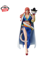Figurine Gloriosa One Piece avec tenue bleue et cape blanche