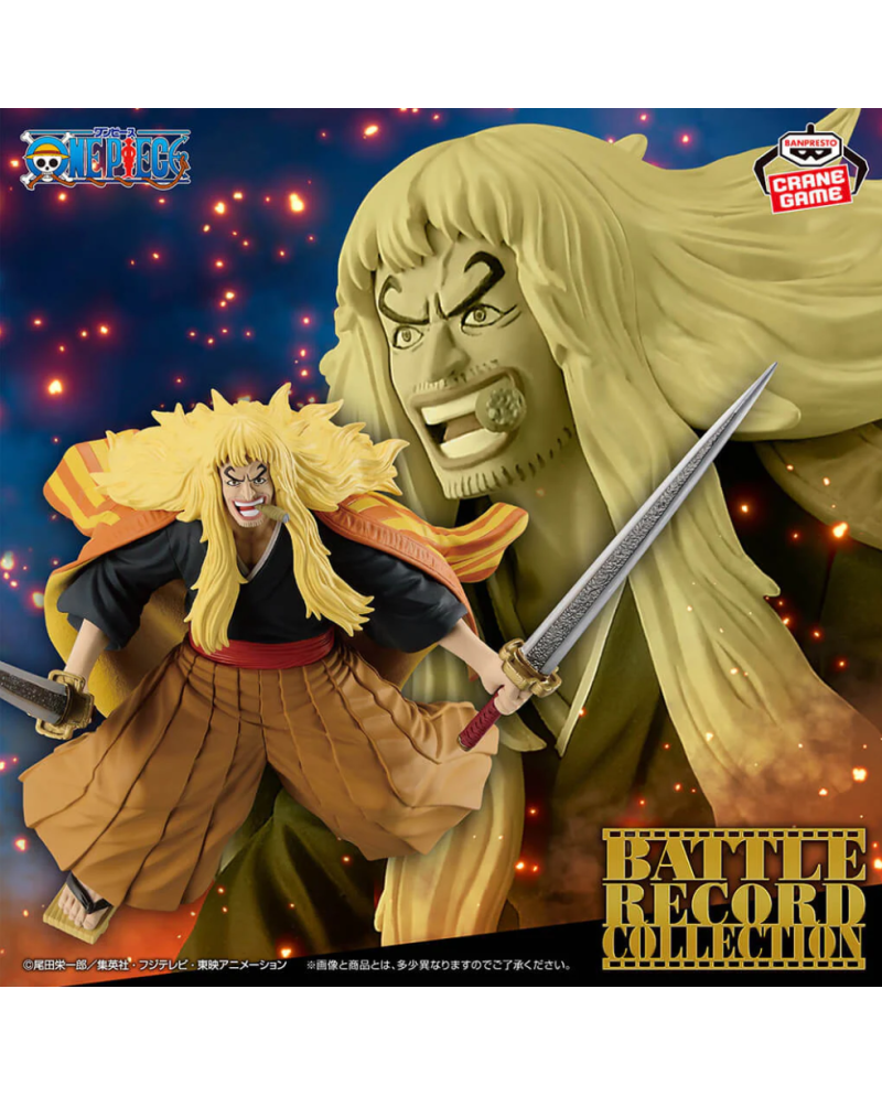Figurine Shiki The Golden Lion Battle Record Collection Banpresto One Piece visuel officiel