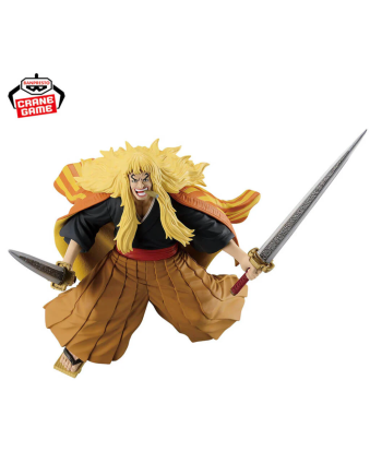 Figurine Shiki One Piece avec deux sabres en pose dynamique