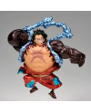 Figurine Luffy Boundman One Piece avec bras noirs et effets bleutés