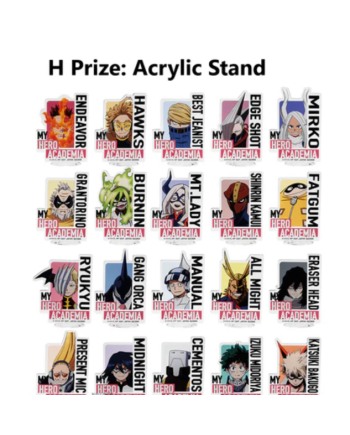 Lot H Acrylic Stand Ichiban Kuji My Hero Academia The TOP 5