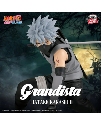 Figurine Hatake Kakashi II Grandista Naruto Shippuden Banpresto visuel officiel